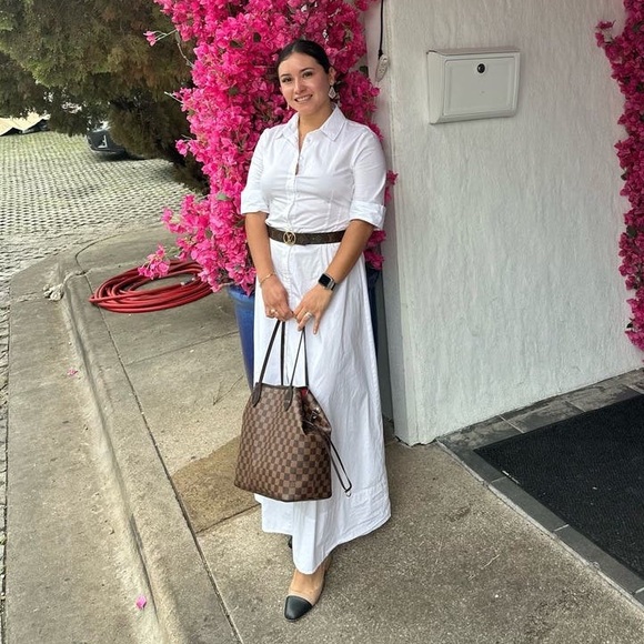 STAUD Joan Maxi Dress White - Picture 1 of 10